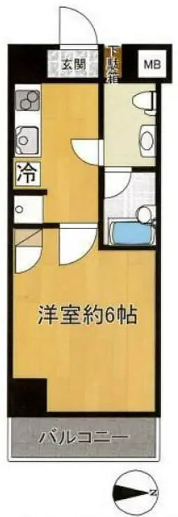 リガーレ大和ステーションプラザ 9階階 間取り
