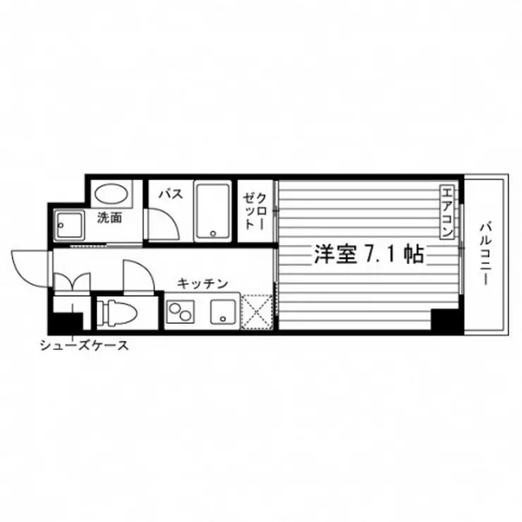 フィールドヴィレッジ 3階階 間取り