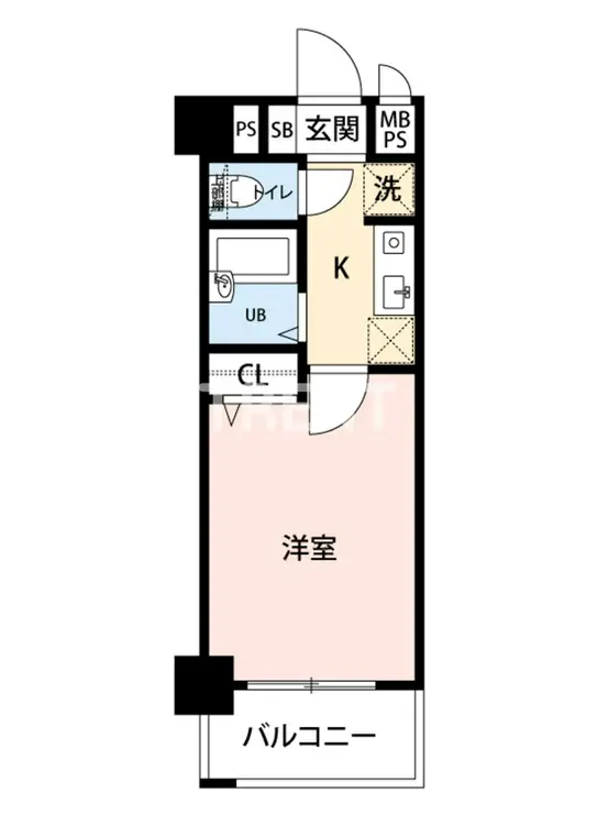 メインステージ巣鴨 5階階 間取り
