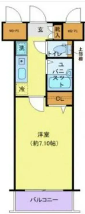 ヴェルト日本橋III 8階階 間取り