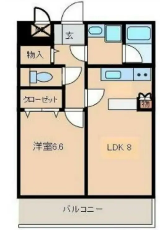 日興ロイヤルパレス白山 2階階 間取り
