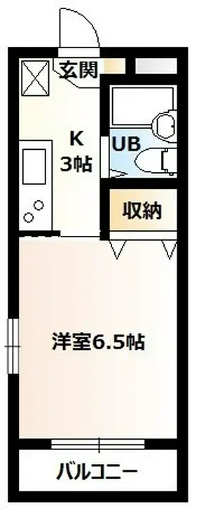 アクティフセーヌフカヤ 2階階 間取り