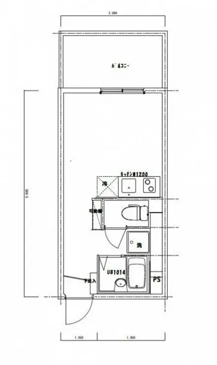ウエストインパート3 2階階 間取り