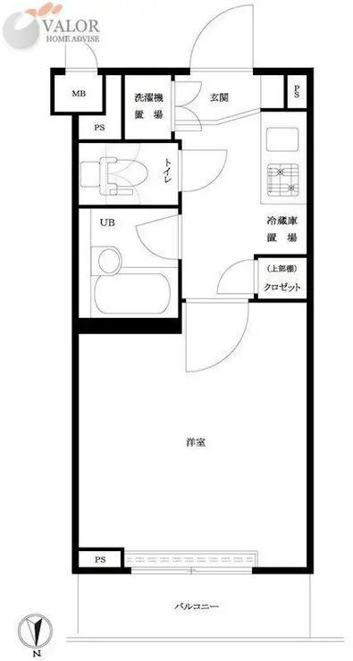 ルーブル大鳥居 2階階 間取り