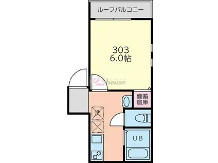 グランディア高円寺南(1K/3階)の間取り写真