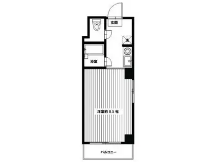 タクトT・Oビルグローリア初穂池袋(ワンルーム/10階)の間取り写真