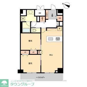 グランルクレ新栄ウエスト(2LDK/10階)の間取り写真