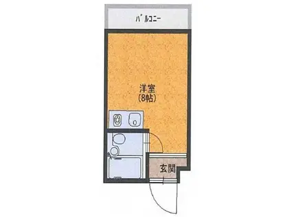 アドバンス錦織(ワンルーム/3階)の間取り写真