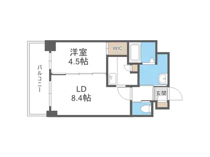 小泉マンションMEM19(1LDK/6階)の間取り写真