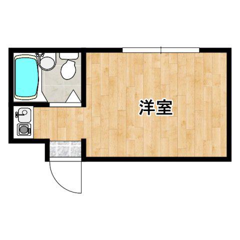 サンプラザ京橋(ワンルーム/3階)の間取り写真