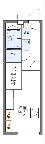 レオパレス総社南パル 2(1K/2階)の間取り写真