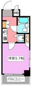 藤和シティコープ新大塚II(1K/10階)の間取り写真