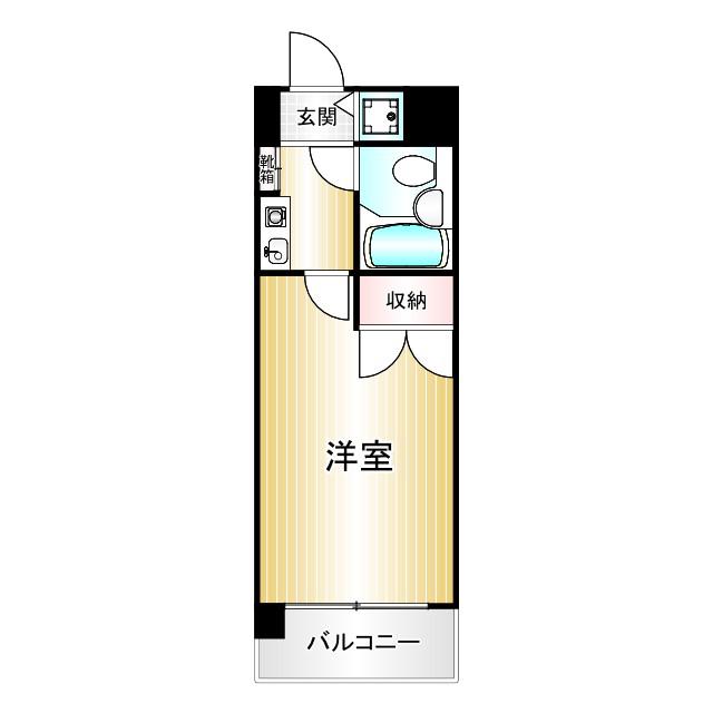 ジェイパーク池袋公園前(1K/1階)の間取り写真