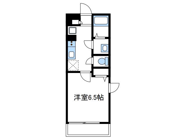 リブリ南町II(1K/3階)の間取り写真