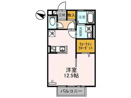 ＪＲ東海道本線 南彦根駅 徒歩15分 2階建 築18年(ワンルーム/2階)の間取り写真