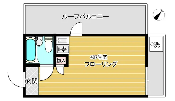 ハイシティ祐天寺 4階階 間取り