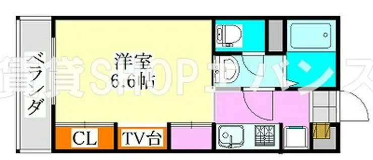 リブリ・谷津 1階階 間取り