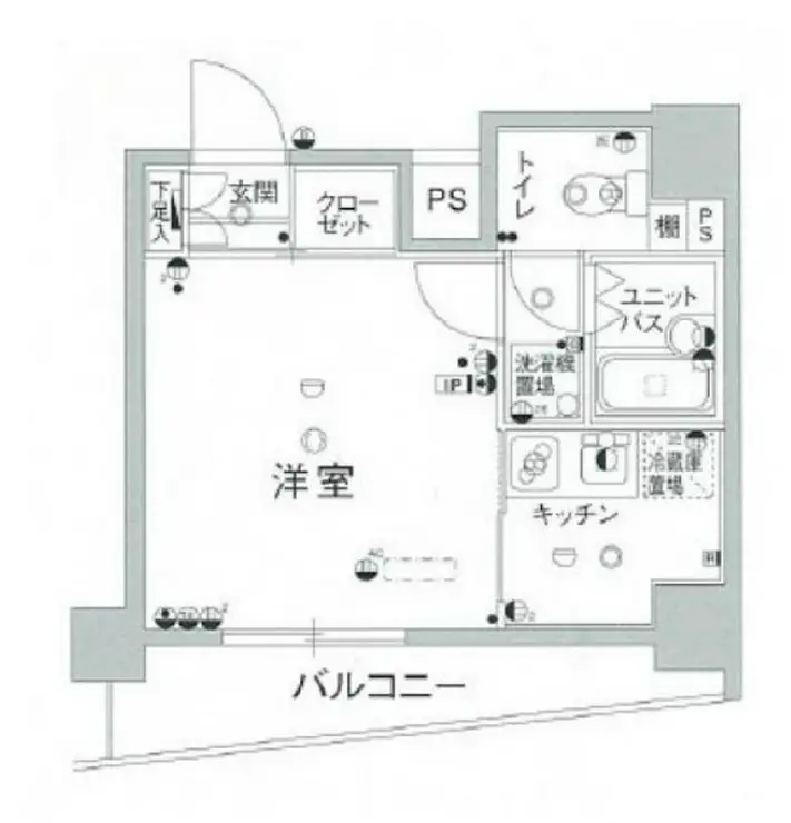 スカイコート九段下 7階階 間取り