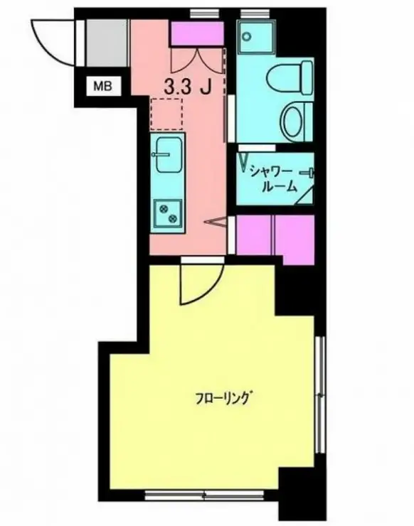 レザミオンゼール 3階階 間取り