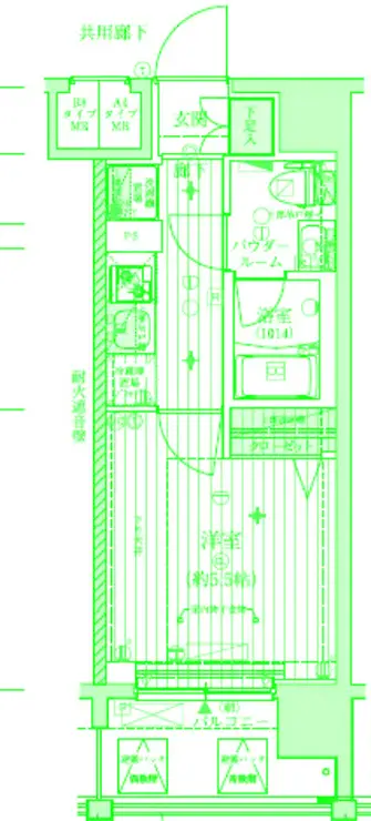 メインステージ東神奈川 7階階 間取り