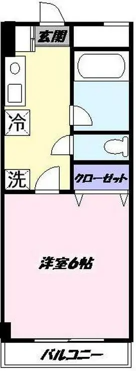 キャッスルDAIMON 2階階 間取り