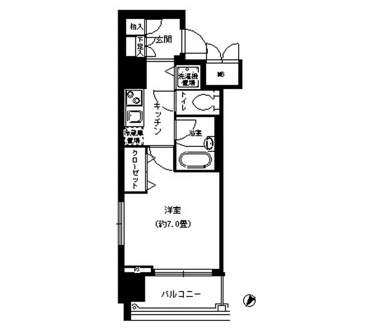 アストリア鶴見 3階階 間取り