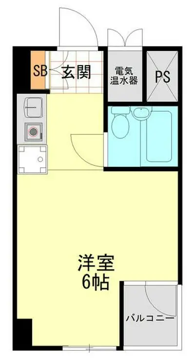 ライオンズマンション半蔵門 6階階 間取り