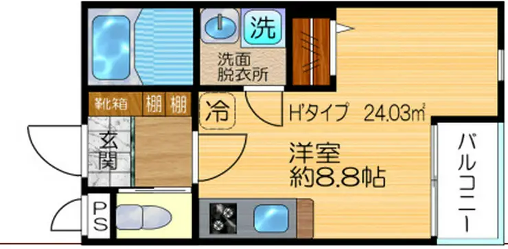 ヴィラルミエール 2階階 間取り