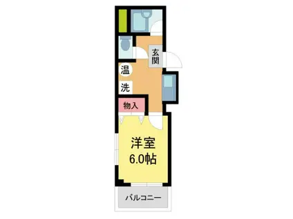 モンラッシェ(1K/4階)の間取り写真