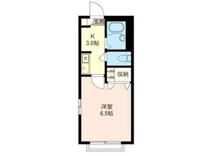 コート・ティアラ(1K/1階)の間取り写真