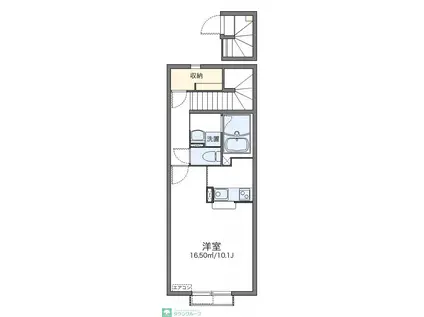 レオネクストオリヴィエI(1K/2階)の間取り写真