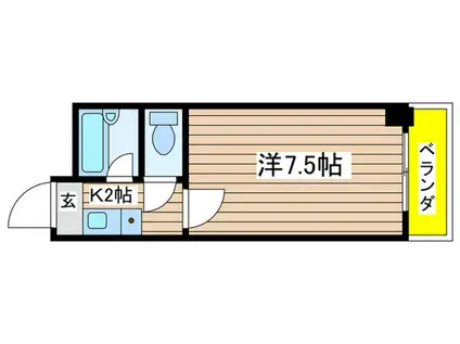 サンシャイン富士パートIV(1K/6階)の間取り写真