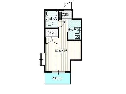 門井マンション(1K/3階)の間取り写真