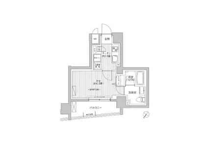 ルヴェール日本橋小伝馬町(1K/5階)の間取り写真