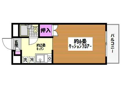 寺島ビル85(1K/3階)の間取り写真
