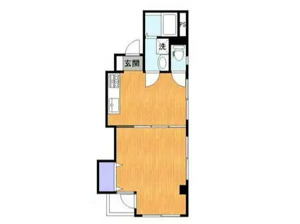 メゾン・ソワ(1DK/3階)の間取り写真