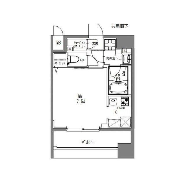 LA DOUCEUR秋葉原(ワンルーム/7階)の間取り写真