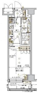 THE GRANDE REGALO 東日暮里(1K/4階)の間取り写真