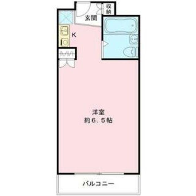 エルベコート泉大津(ワンルーム/1階)の間取り写真