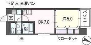 PRIMO PARTIRE 舞鶴(1DK/9階)の間取り写真