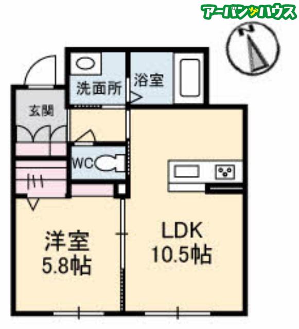 グラン ヘリテージ(1LDK/1階)の間取り写真