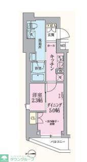 ARKMARK板橋大山(2K/4階)の間取り写真