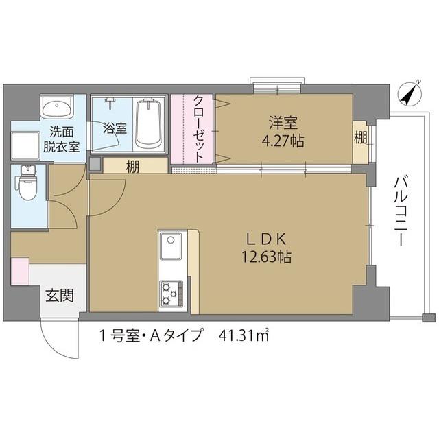セントレアヒルズ ふくろうの森(1LDK/3階)の間取り写真