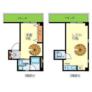 プレシード京橋(1LDK/1階)の間取り写真