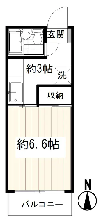 第1シャルム西馬込 1階階 間取り