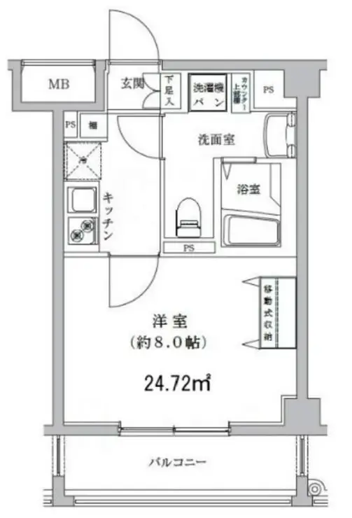 ライジングプレイス八王子みなみ野 5階階 間取り