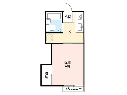 メゾンド・アイ(1K/1階)の間取り写真