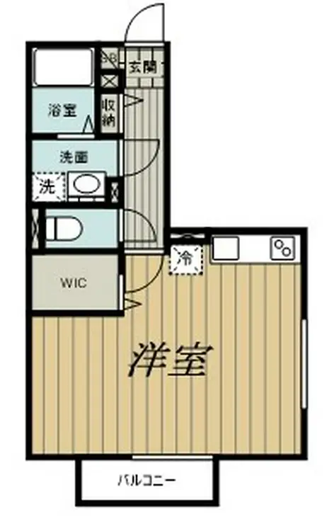 ロジュマンミヤカイドウD 1階階 間取り