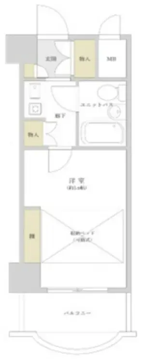 ホーユウコンフォルトレディース白楽 6階階 間取り