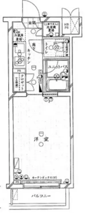 ルーブル笹塚弐番館 3階階 間取り